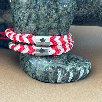 🍁 True North Stack (2 Canada Bracelets)